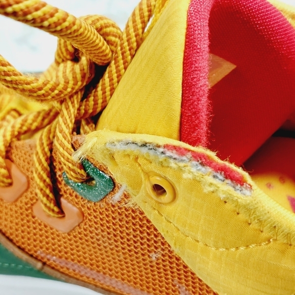 Nike PG 3 All Star  Orange Green High Top Lace Up Running Sneakers F1004 - Picture 11 of 13